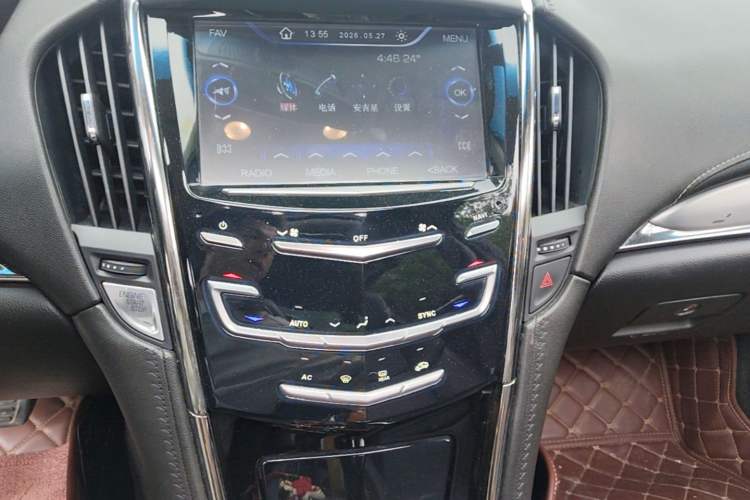 Used Cadillac ATS-L 2014 25T Comfort Model Audio And AC Panel