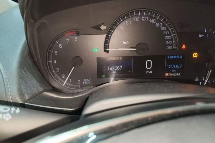 Used Cadillac ATS-L 2014 25T Comfort Model Odometer Close Up