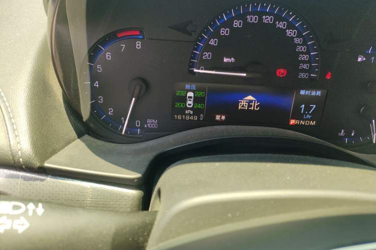 Used Cadillac ATS-L 2014 25T Comfort Model Odometer Close Up