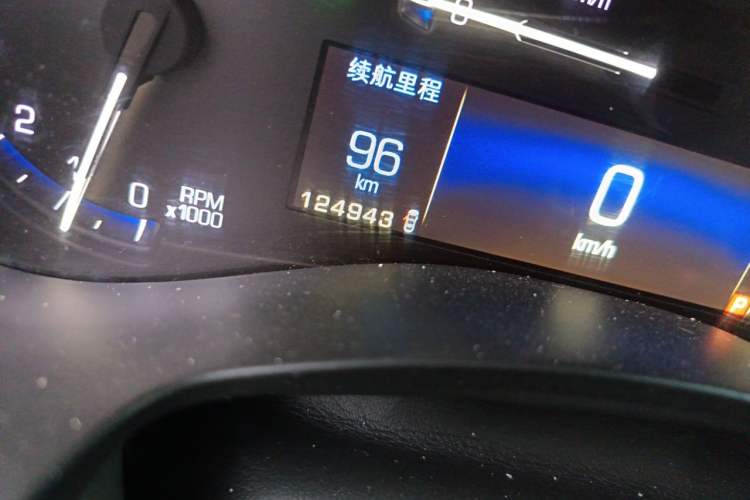 Used Cadillac ATS-L 2014 28T Luxury Model Odometer Close Up