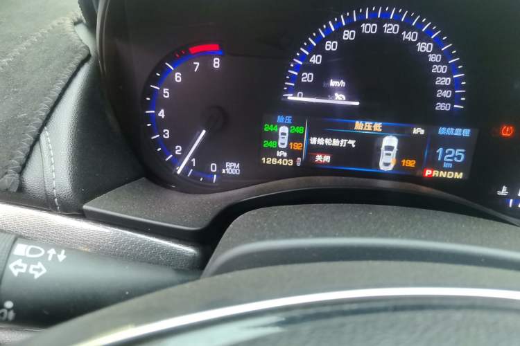 Used Cadillac ATS-L 2014 25T Comfort Model Odometer Close Up