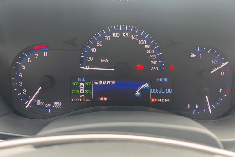 Used Cadillac ATS-L 2016 28T Elite Edition Odometer Close Up