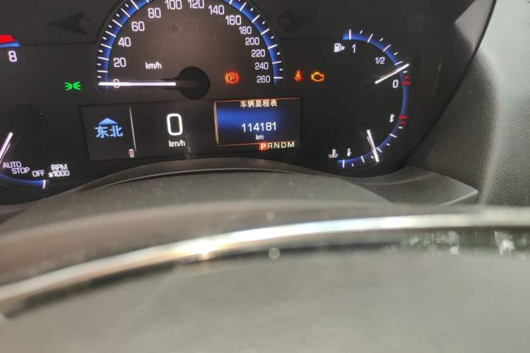 Used Cadillac ATS-L 2016 28T Fashion Edition Odometer Close Up