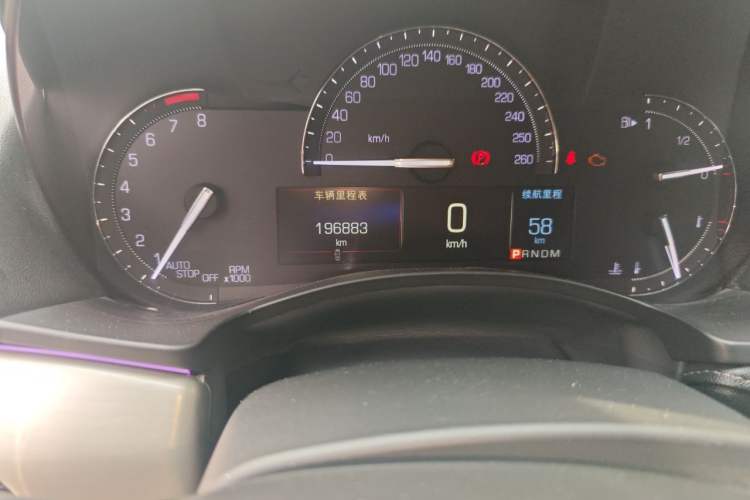 Used Cadillac ATS-L 2016 28T Fashion Edition Odometer Close Up