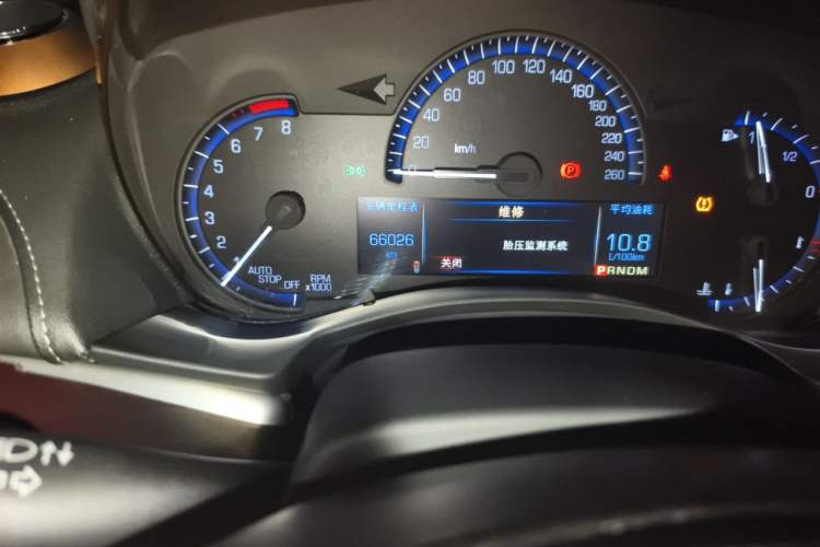Used Cadillac ATS-L 2016 28T Fashion Edition Odometer Close Up