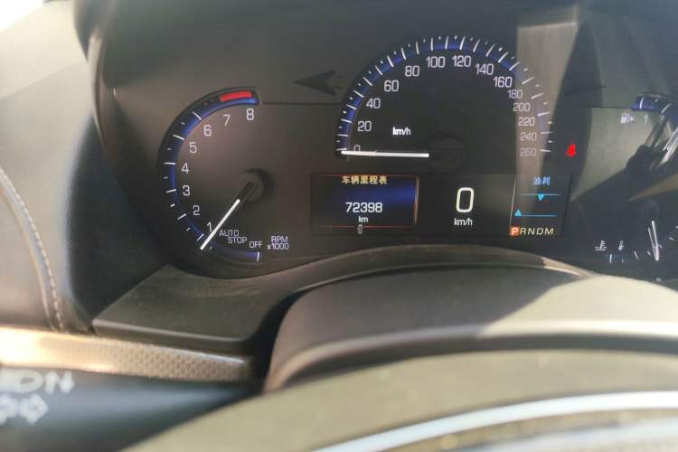 Used Cadillac ATS-L 2016 28T Tech Edition Odometer Close Up