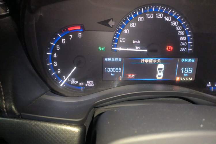 Used Cadillac ATS-L 2016 28T Tech Edition Odometer Close Up