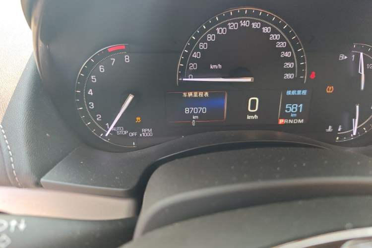 Used Cadillac ATS-L 2016 28T Fashion Edition Odometer Close Up