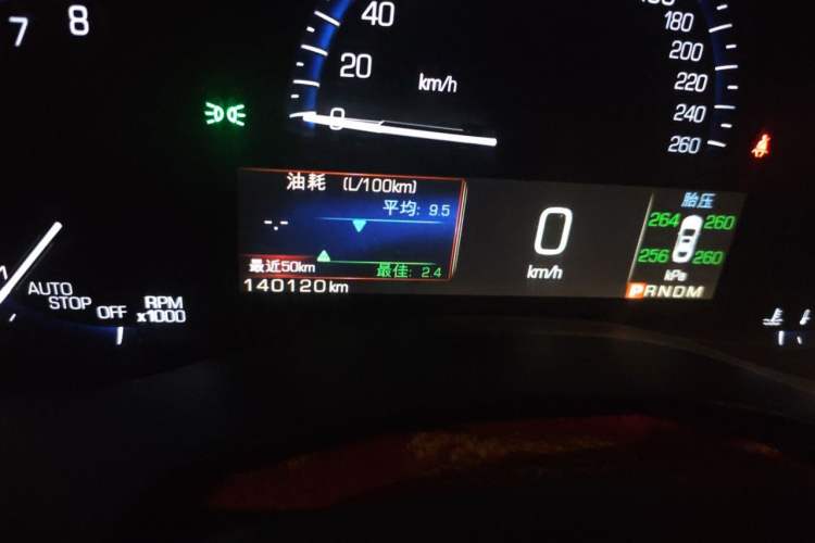 Used Cadillac ATS-L 2016 28T Elite Edition Odometer Close Up