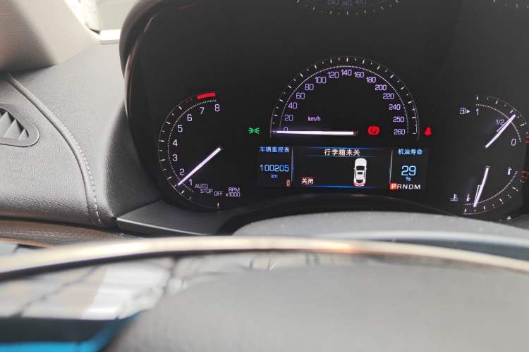 Used Cadillac ATS-L 2017 28T Tech Edition Odometer Close Up