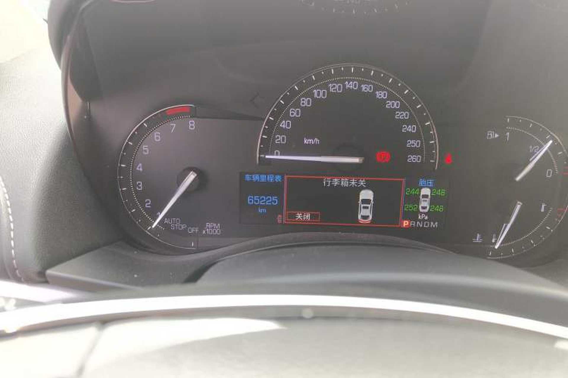 Used Cadillac ATS-L 2017 28T Fashion Edition Odometer Close Up