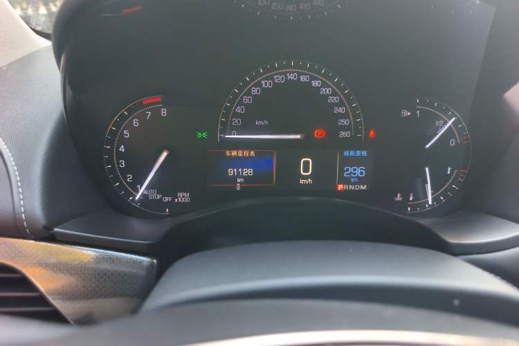 Used Cadillac ATS-L 2017 28T Tech Edition Odometer Close Up