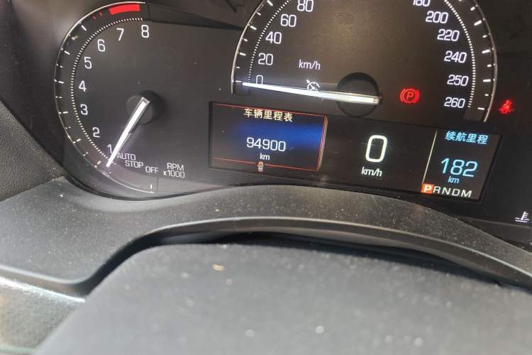 Used Cadillac ATS-L 2017 28T Tech Edition Odometer Close Up