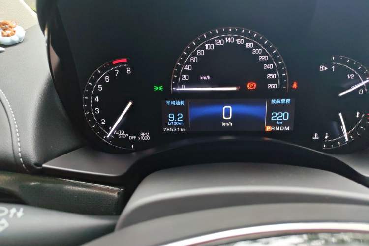 Used Cadillac ATS-L 2017 28T Tech Edition Odometer Close Up