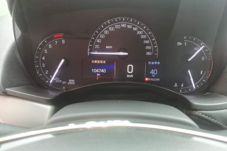 Used Cadillac ATS-L 2017 28T Fashion Edition Odometer Close Up