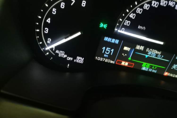 Used Cadillac ATS-L 2017 28T Fashion Edition Odometer Close Up