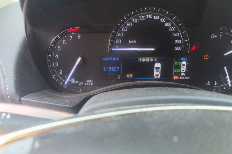 Used Cadillac ATS-L 2017 28T Fashion Edition Odometer Close Up