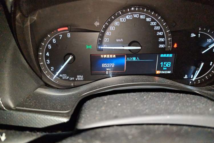 Used Cadillac ATS-L 2017 28T Tech Edition Odometer Close Up