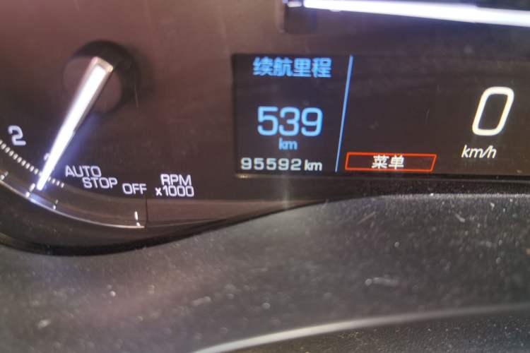 Used Cadillac ATS-L 2017 28T Fashion Edition Odometer Close Up