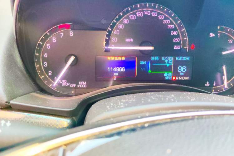 Used Cadillac ATS-L 2017 28T Tech Edition Odometer Close Up