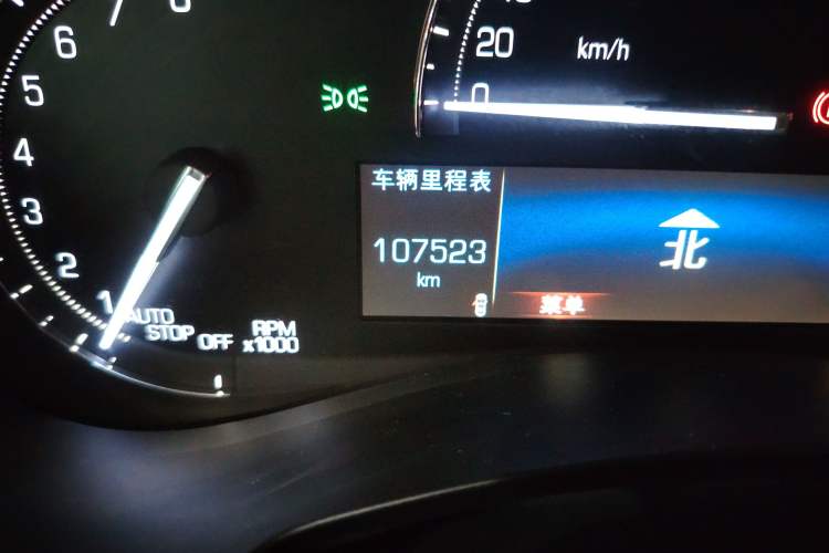 Used Cadillac ATS-L 2017 28T Fashion Edition Odometer Close Up