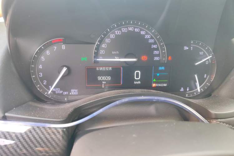 Used Cadillac ATS-L 2017 28T Fashion Edition Odometer Close Up