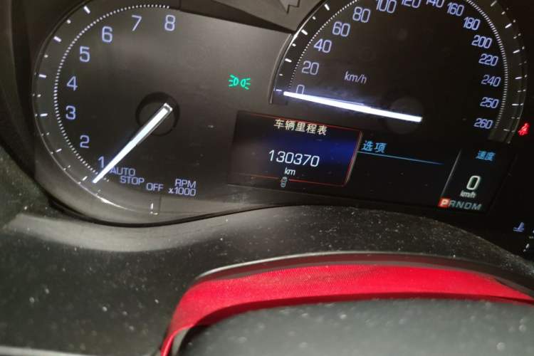 Used Cadillac ATS-L 2017 28T Tech Edition Odometer Close Up
