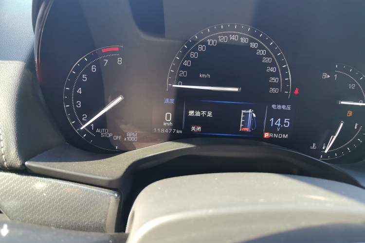 Used Cadillac ATS-L 2017 28T Tech Edition Odometer Close Up