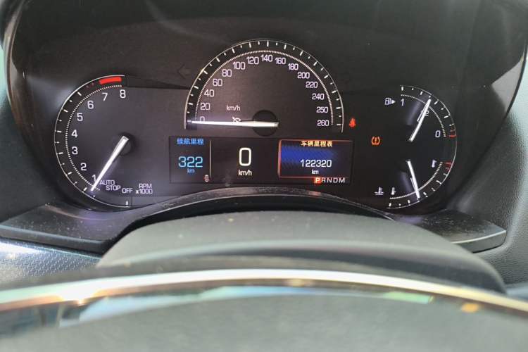 Used Cadillac ATS-L 2017 28T Tech Edition Odometer Close Up
