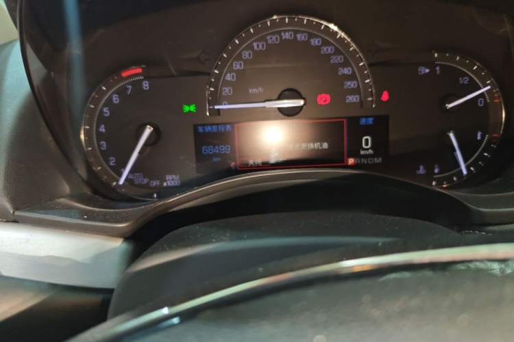 Used Cadillac ATS-L 2017 28T Fashion Edition Odometer Close Up