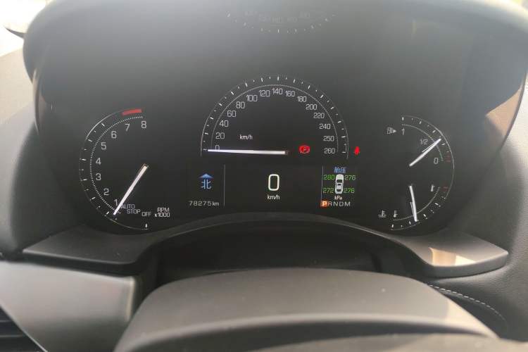 Used Cadillac ATS-L 2017 28T Fashion Edition Odometer Close Up