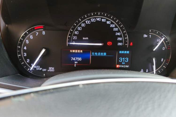 Used Cadillac ATS-L 2017 28T Fashion Edition Odometer Close Up