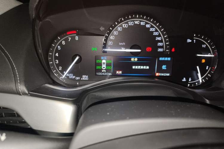 Used Cadillac ATS-L 2017 28T Fashion Edition Odometer Close Up
