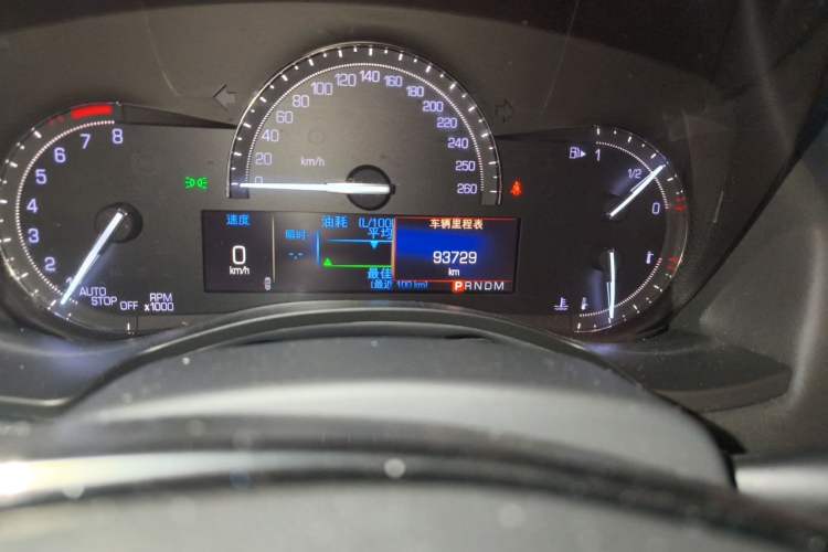 Used Cadillac ATS-L 2017 28T Tech Edition Odometer Close Up