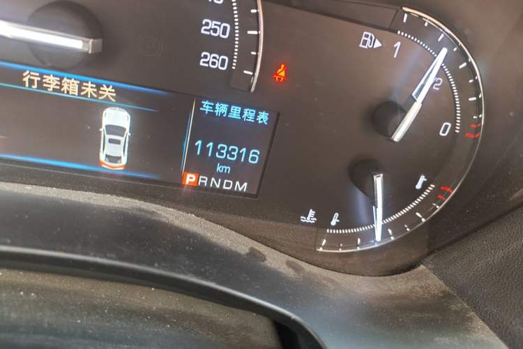 Used Cadillac ATS-L 2017 28T Fashion Edition Odometer Close Up