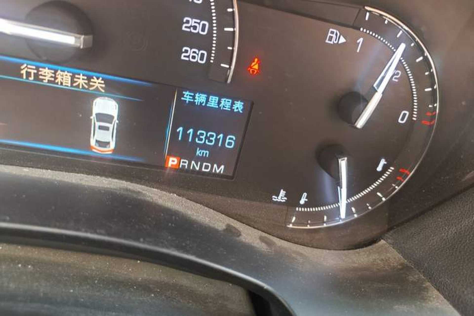 Used Cadillac ATS-L 2017 28T Fashion Edition Odometer Close Up