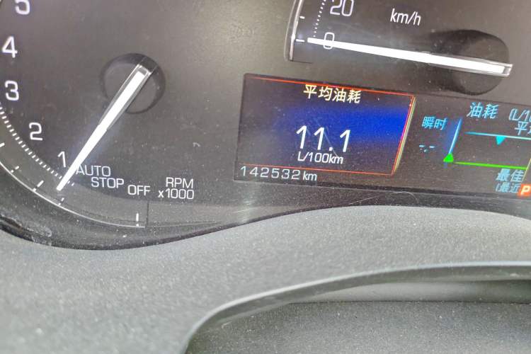 Used Cadillac ATS-L 2017 28T Tech Edition Odometer Close Up