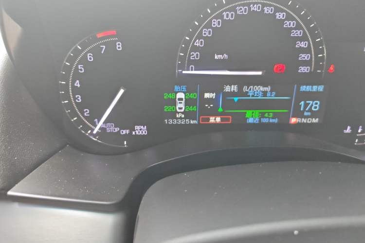 Used Cadillac ATS-L 2017 28T Fashion Edition Odometer Close Up