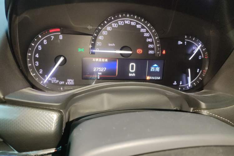 Used Cadillac ATS-L 2017 28T Tech Edition Odometer Close Up