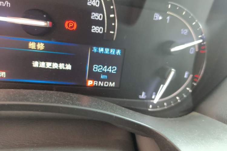 Used Cadillac ATS-L 2017 28T Fashion Edition Odometer Close Up