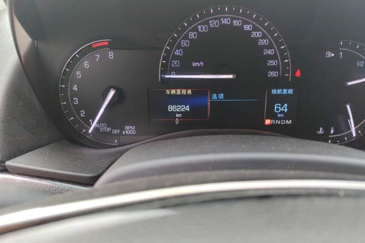 Used Cadillac ATS-L 2017 28T Tech Edition Odometer Close Up