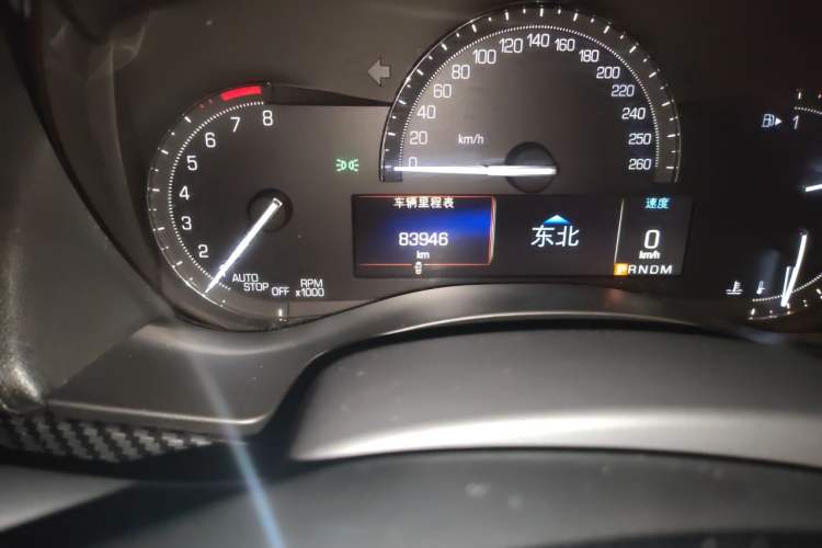 Used Cadillac ATS-L 2017 28T Tech Edition Odometer Close Up