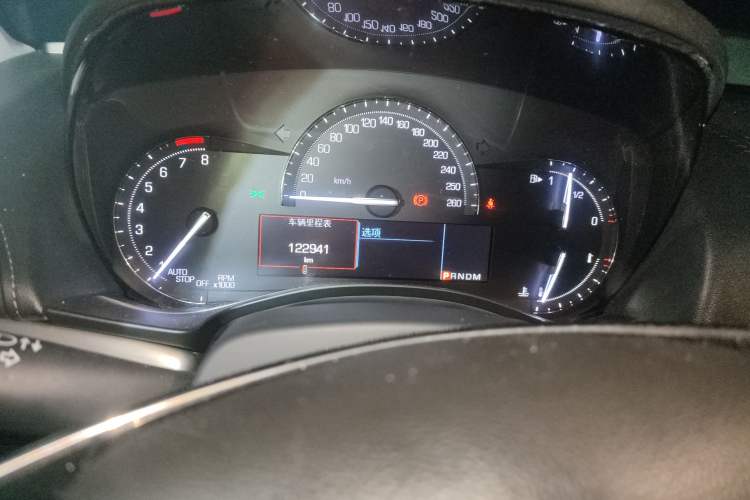 Used Cadillac ATS-L 2017 28T Fashion Edition Odometer Close Up