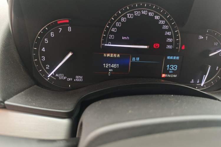 Used Cadillac ATS-L 2017 28T Fashion Edition Odometer Close Up