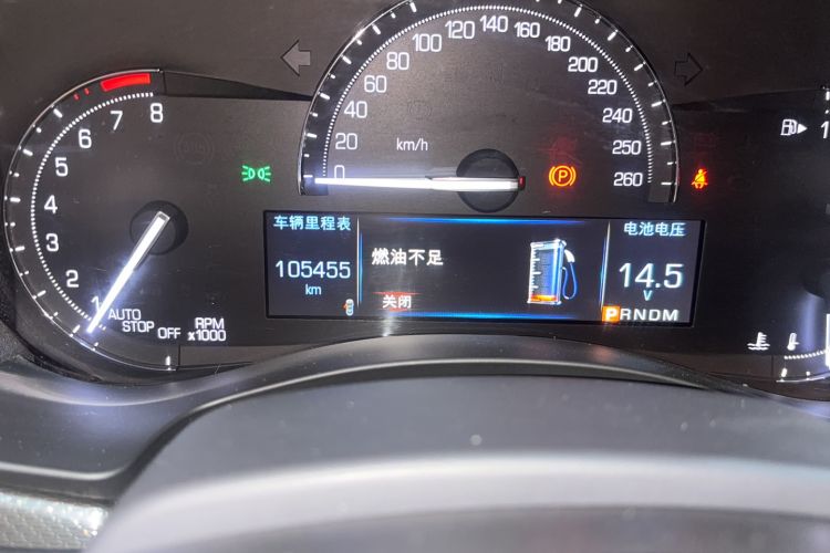 Used Cadillac ATS-L 2017 28T Tech Edition Odometer Close Up