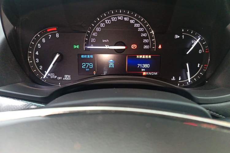 Used Cadillac ATS-L 2017 28T Tech Edition Odometer Close Up
