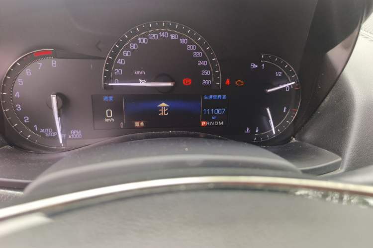 Used Cadillac ATS-L 2017 28T Tech Edition Odometer Close Up