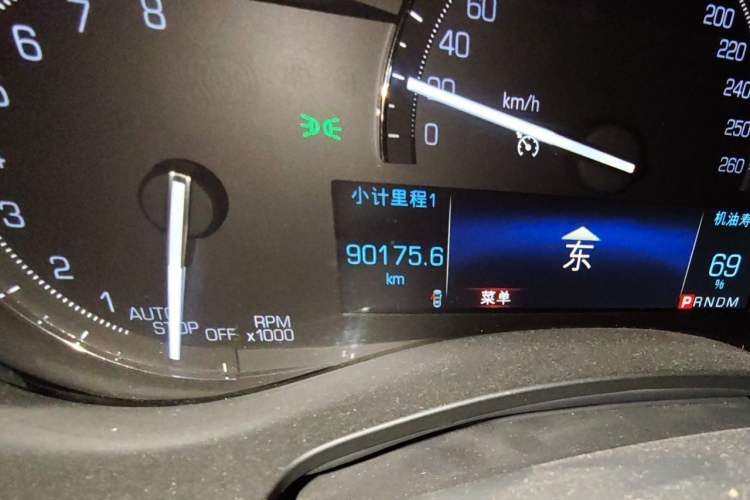 Used Cadillac ATS-L 2017 28T Tech Edition Odometer Close Up
