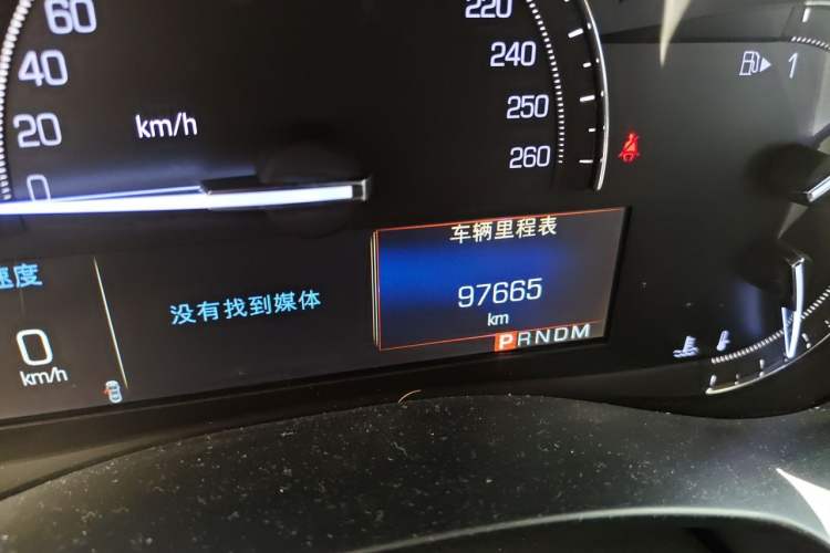 Used Cadillac ATS-L 2017 28T Fashion Edition Odometer Close Up