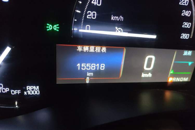 Used Cadillac ATS-L 2017 28T Fashion Edition Odometer Close Up